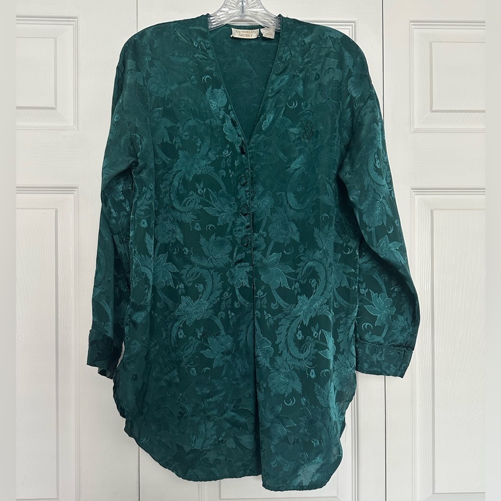 Vintage Victoria's Secret Gold Label Floral Nightgown - Size S - EUC - Picture 3 of 6